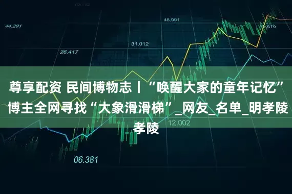 尊享配资 民间博物志丨“唤醒大家的童年记忆” 博主全网寻找“大象滑滑梯”_网友_名单_明孝陵